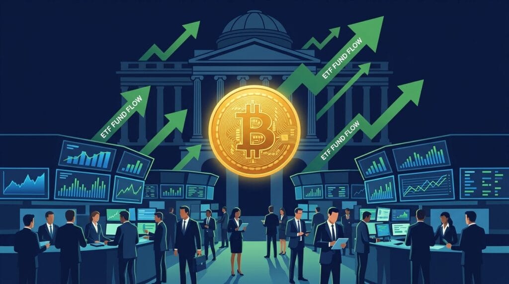 Bitcoin ETF institutional inflows featured image